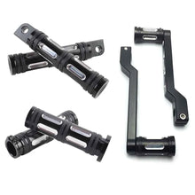 Load image into Gallery viewer, CNC 1" Handlebar Grips Footrest Pedals Shift Lever Pegs for Harley Softail ST