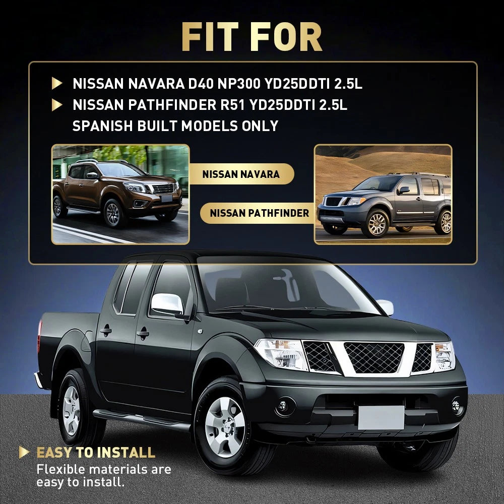 2x Turbo Intercooler Hose Cold Side For Nissan Navara D40 Pathfinder R51 2010 AU