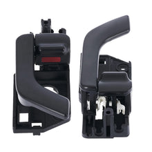 Load image into Gallery viewer, 2pc FRONT Left &amp; Right Inner Door Handle Black for Hyundai Tiburon 2003-08