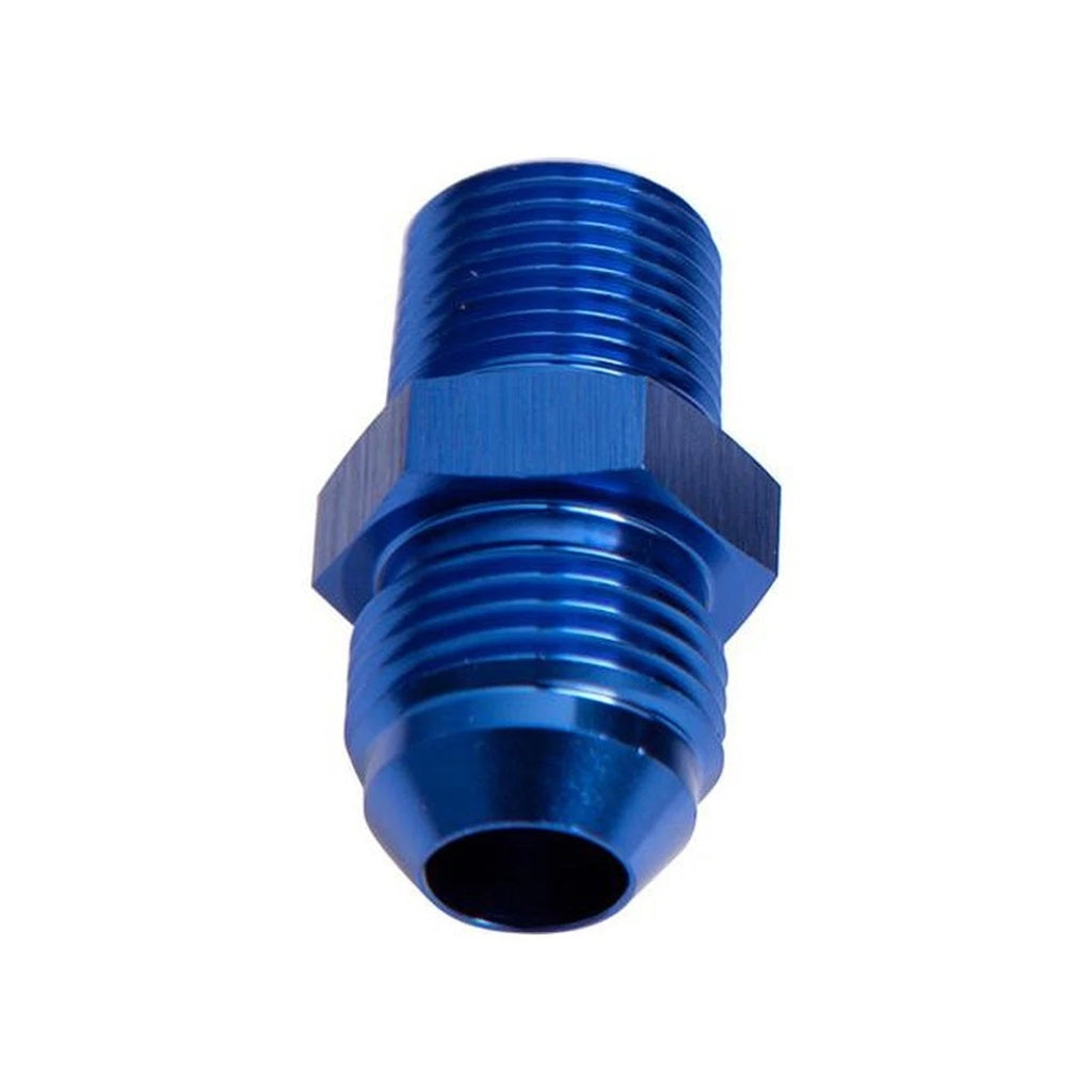 AF816-10-06 blue -10AN male flare to 3/8 inch NPT adapter fitting for fluid systems
