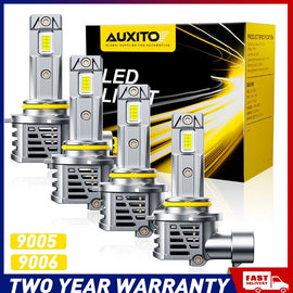 4x 9005 9006 LED Headlight Globes Conversion Bulb Kit High/Low Beam 6500K AU AU