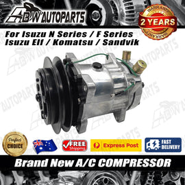 A/C AC Compressor For Isuzu N Series NKR58E-1E 5E 3.6L 4cyl Diesel 4BE1 11/87-89