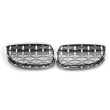 Load image into Gallery viewer, For BMW E92 E93 2006-09 Coupe M3 Diamond Front Kidney Grille Grill Chrome Black