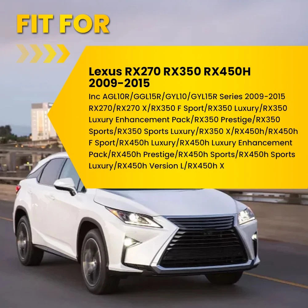 Shock Spring Boot Prop Rods Gas Struts Lift Supports For Lexus RX350 10-15