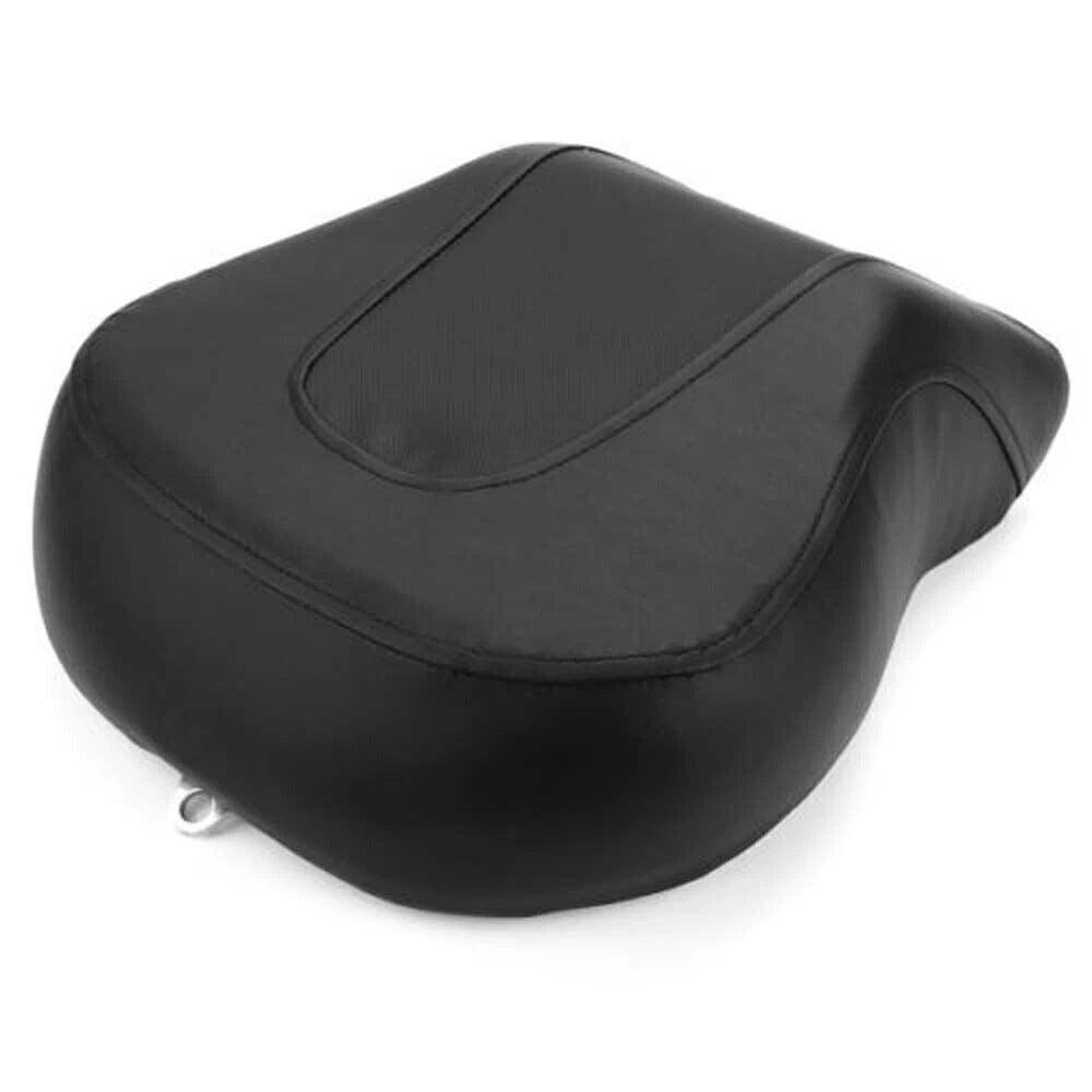Rear Passenger Seat Pillion Pad Black for Harley Fat Boy FLSTF 2008-2014 ST