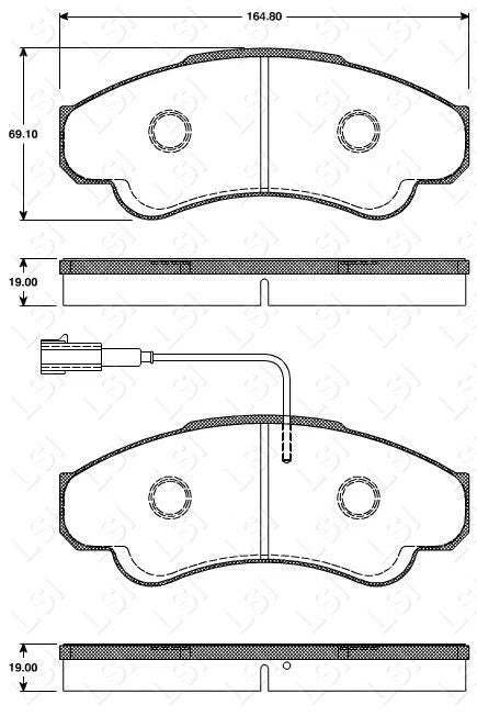 Genuine Roadhouse European Brake Pads Front [ 0959 01 ] DB2045