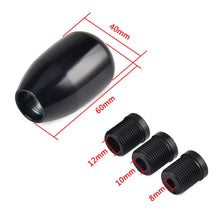 Load image into Gallery viewer, Aluminum Car Universal Manual Gear Knob Shifter 5 Speed Stick Shift Lever Black