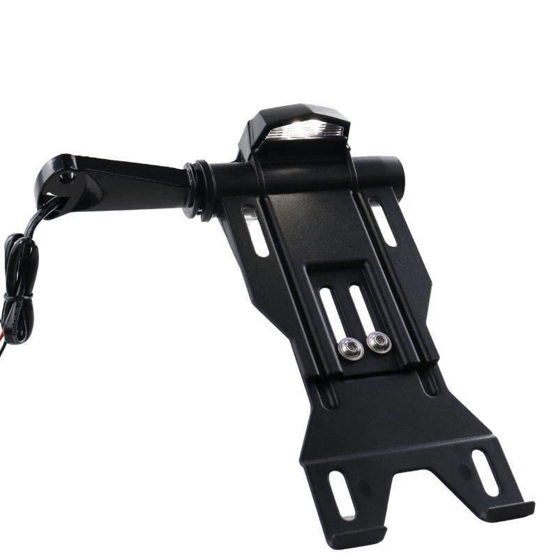 LED Side Mount Number Plate Holder For Harley Sportster 883 1200 48 2004-2019 ST