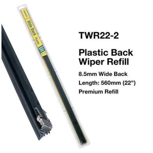 Tridon Wiper Refill Plastic Wide Back TWR22-2