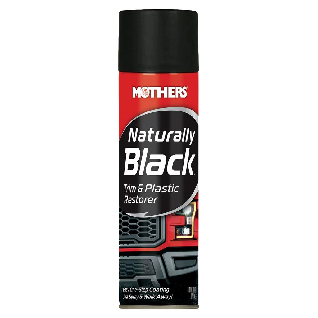 Mothers Naturally Black Trim & Plastic Restorer Aerosol 283g