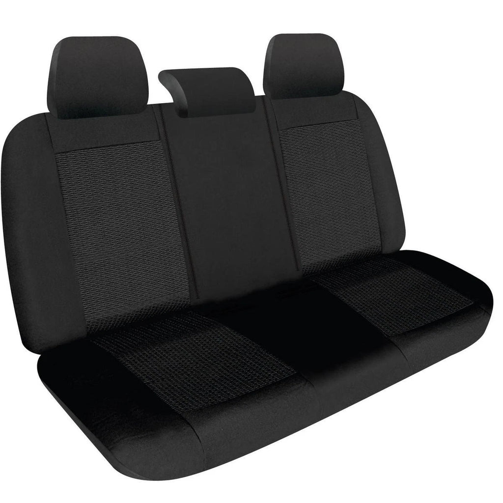 Sperling Weekender Jacquard Rear Black Seat Covers Suits Aurion Camry 2011-20...
