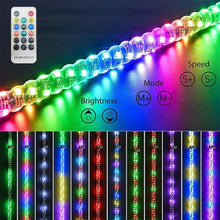 Load image into Gallery viewer, 2/4/8x 3ft Spiral LED Whip Light Antenna+APP Remote For Bluetooth Polaris RZR A2