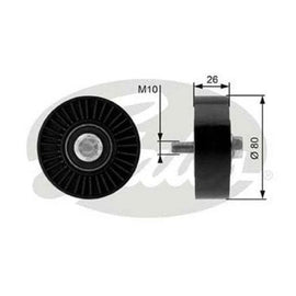 Gates Engine Idler Pulley 36369