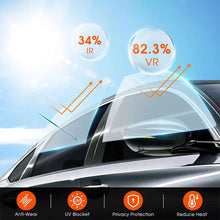 Load image into Gallery viewer, 5% 20% 35% 70% VLT Window Tint Film Black Roll Car Home 50cm X 3m Tinting Tool