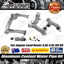 Load image into Gallery viewer, Aluminum Coolant Water Pipe Kit For Jaguar F-Type Land Rover LR4 3.0L V6 5.0L V8