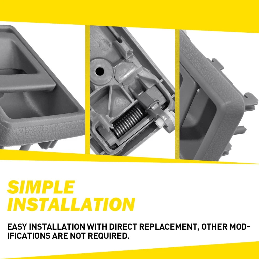 Left&Right For Toyota Landcruiser 75 78 79 Series Inner Door Handle Grey LH RH