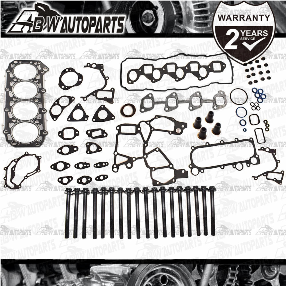 VRS HEAD GASKET KIT / SET + HEAD BOLTS FOR NISSAN NAVARA D22 3.0L ZD30DDT ZD30