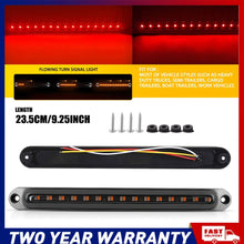 Load image into Gallery viewer, 2-8x Tray Slim LED Tail Lights Stop Indicator Reverse Strip Flowing Signal A