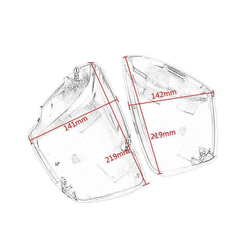 Gloss Black Side Battery Cover for Yamaha XV 700 750 1000 1100 Virago 1984-up ST