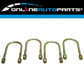 Set of 4 Rear Leaf Spring UBolts for Landcruiser 75 Series FJ75 FZJ75 HJ75 HZJ75