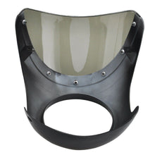 Load image into Gallery viewer, 7'' Motorcycle Headlight Cafe Racer Handlebar Fairing Windshield Universal ABS