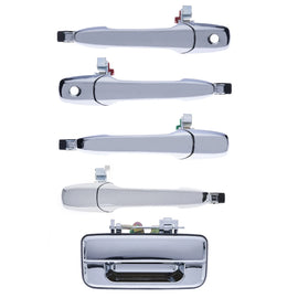 5pc FRONT & REAR Left + Right Outer Door + Tailgate Handle for Ford Ranger BT50