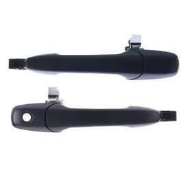 2pc Front Left & Right Outer Door Handle Black For Mazda3 BK 2003 -2009