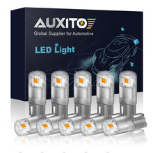 Load image into Gallery viewer, AUXITO 2X T10 W5W LED Amber Light Bulbs Globes Canbus Free Interior Side Wedge