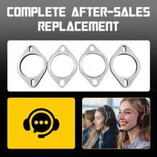 Load image into Gallery viewer, 2SET Exhaust Flange Plates 76mm 3” Inch With 4 Gaskets 8mm + 8X Nuts Bolts