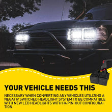 Load image into Gallery viewer, 2x Car Halogen Headlight Bulb Light Relay Harness Wiring Socket Plug Wire H4 AU