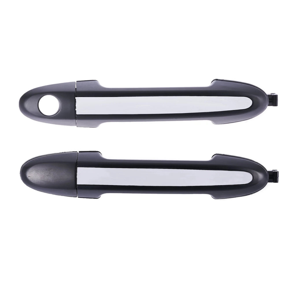 2pc Front Left & Right Outer Door Handle Chrome For Hyundai Santa Fe CM 2005 -12