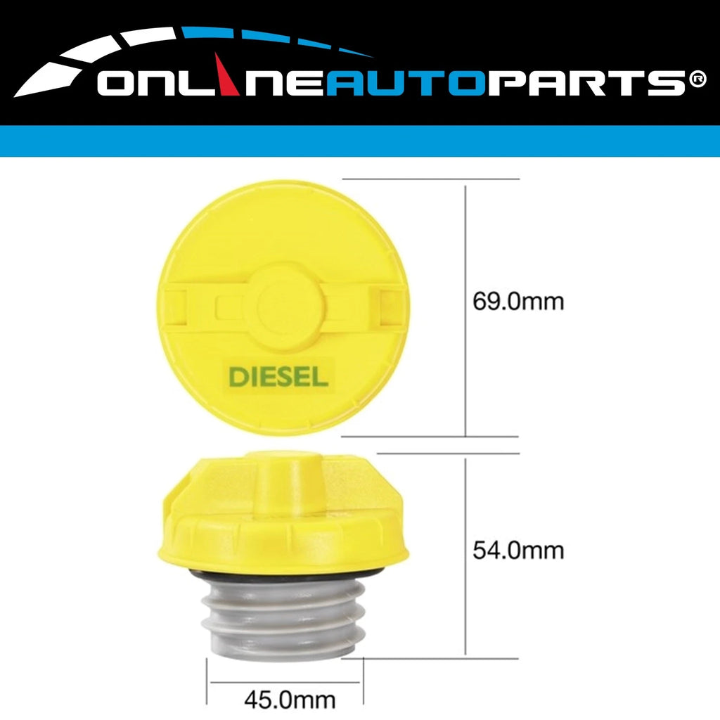 Plastic Diesel Fuel Cap for Nissan Navara D21 4cyl 2.5L SD25 TD25 1986~1992