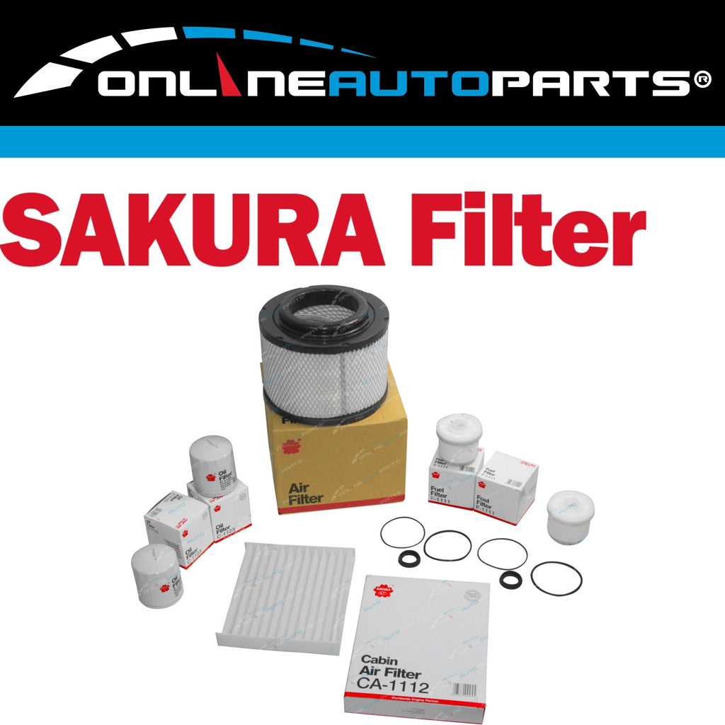 Filter Double Service Kit for Hilux KUN16 KUN26 1KD-FTV 05on Air Oil Fuel Cabin