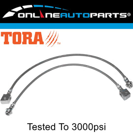 Extended Braided Brake Lines Hose Kit fits 5