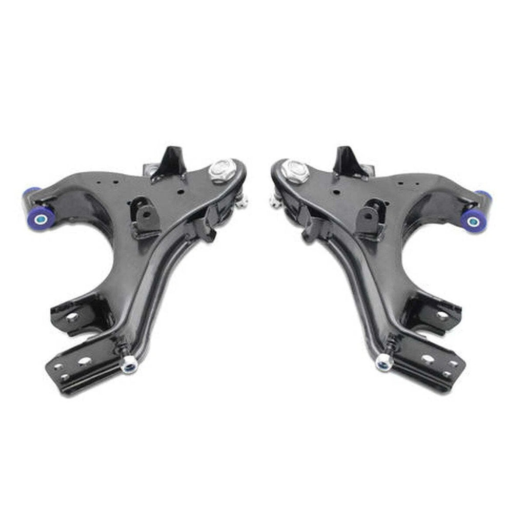 SuperPro TRC543 front lower control arm kit for Nissan Navara D22 with alloy arms and bushings
