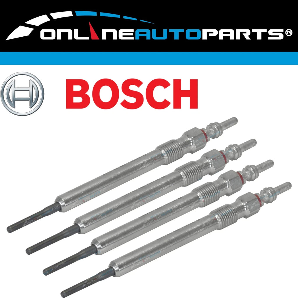 Set of 4 Bosch Glow Plugs for Holden Colorado RG 4cyl 2.8L LWN 2013-2019