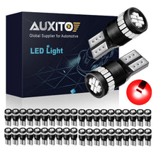 Load image into Gallery viewer, RED 2/4/10X T10 W5W 168 175 LED 6500K White Light Bulbs Globes Map Dome Trunk