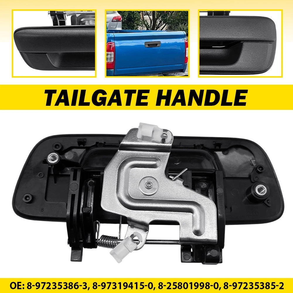 Tailgate Handle For Holden Colorado RC Rodeo RA 03-12 For Isuzu DMAX NO Key Hole