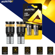 2X T10 W5W Amber LED Wedge Bulbs for Indicator Turn Signal Lights