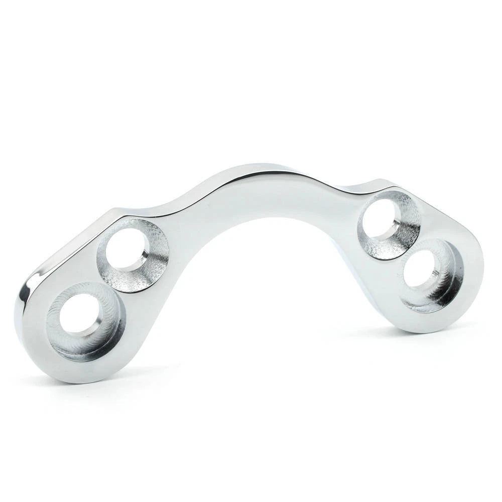 Chrome Springer Handlebar Tree Adapter Top Clamp 3.5"-4.75" for Harley for Dyna