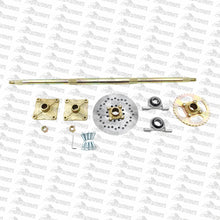 Load image into Gallery viewer, Fits DIY Go Kart ATV Drift Trike Rear Axle Kit Brake Rotor Sprocket Hub 810mm