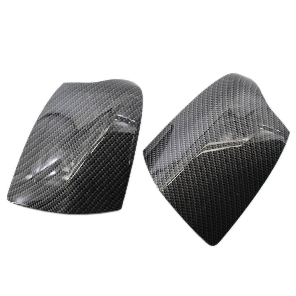 2PCS Black Carbon Pattern Reversing Mirror Cover for Ford-Focus Mk2 2005-2008 ST