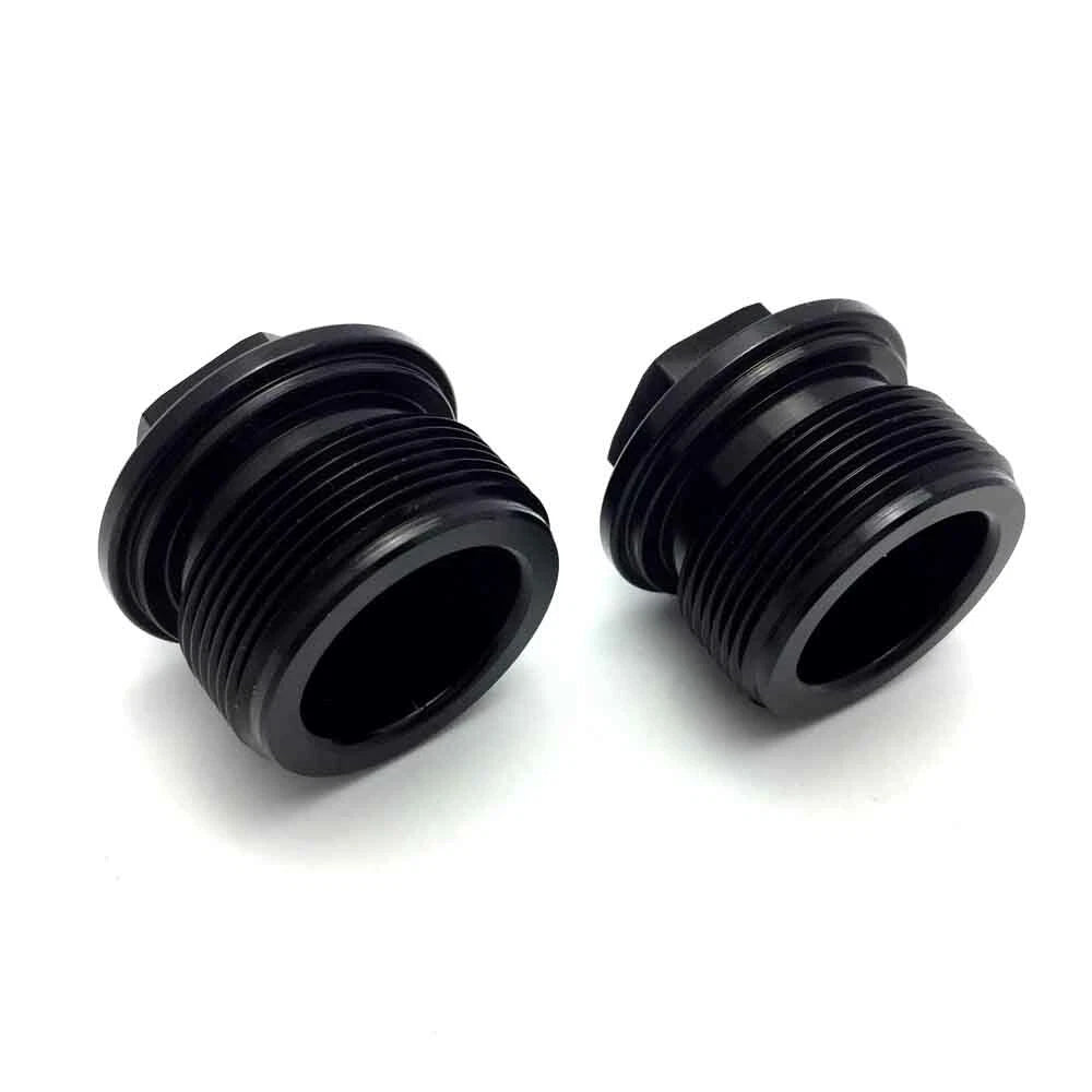 Pair Black CNC Anodized Fork Tube Cap Bolt For Harley Sportster 1200 883 39mm ST