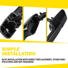 Load image into Gallery viewer, 2-20x Rear Outer Door Handle For Toyota Prado J150 Series 2009-20 Black R+L A