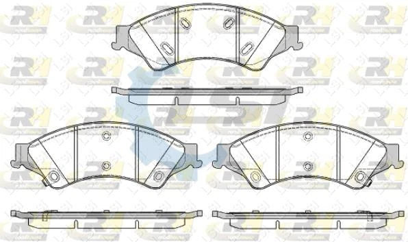 Front Heavy Duty Brake Pads and Disc Rotors for Mazda BT50 UR 2015-on