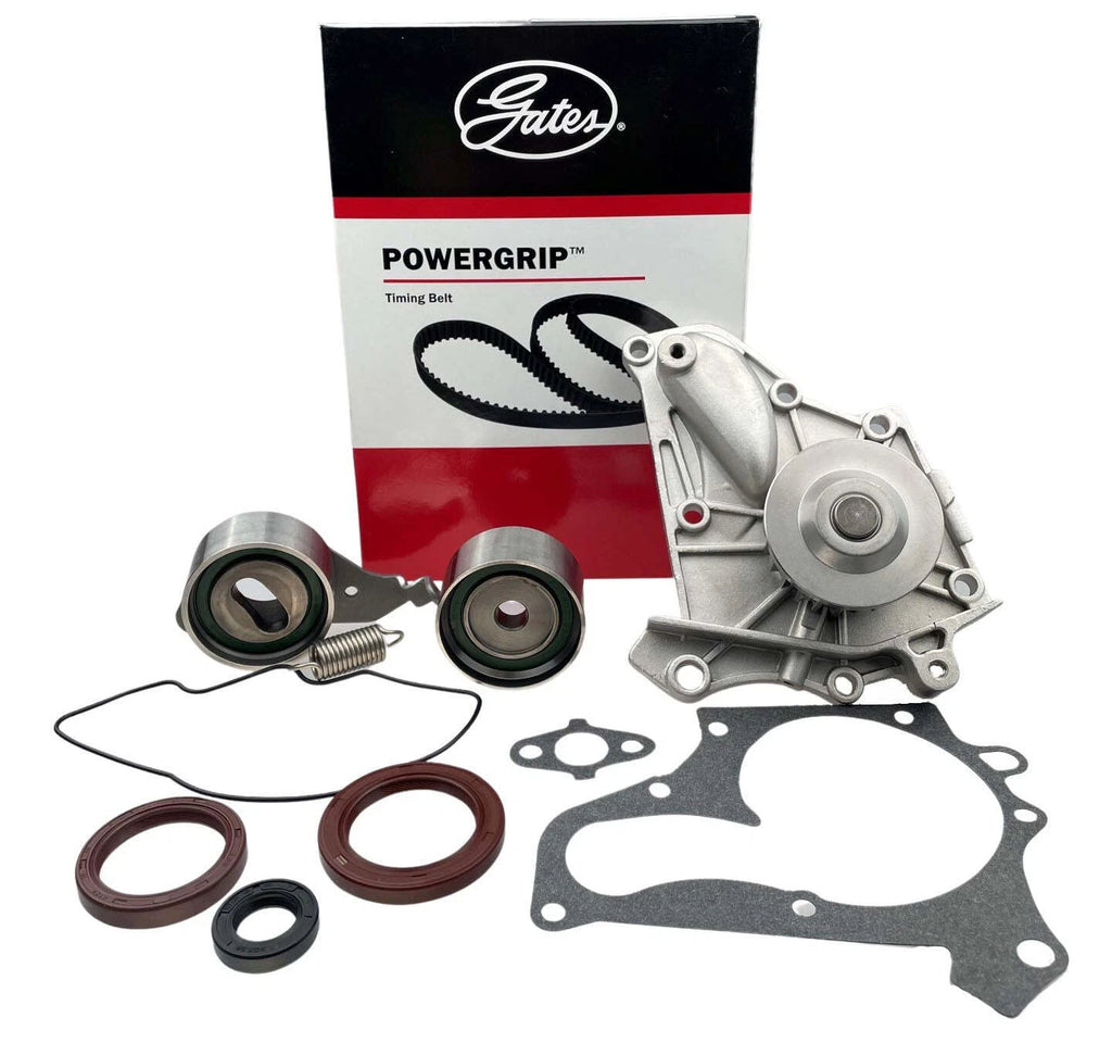 Timing belt kit with water pump, tensioners, seals and Gates belt for Toyota 3S-FE 5S-FE engines