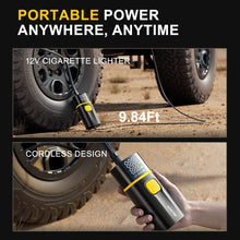 Load image into Gallery viewer, AUXITO Rechargeable Car Tire Air Inflator Portable Tyre Electric Pump Cordless