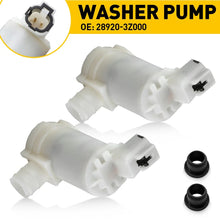 Load image into Gallery viewer, 2X Windscreen Washer Pump Motor Front For Nissan Patrol GU Y61 1998-2004