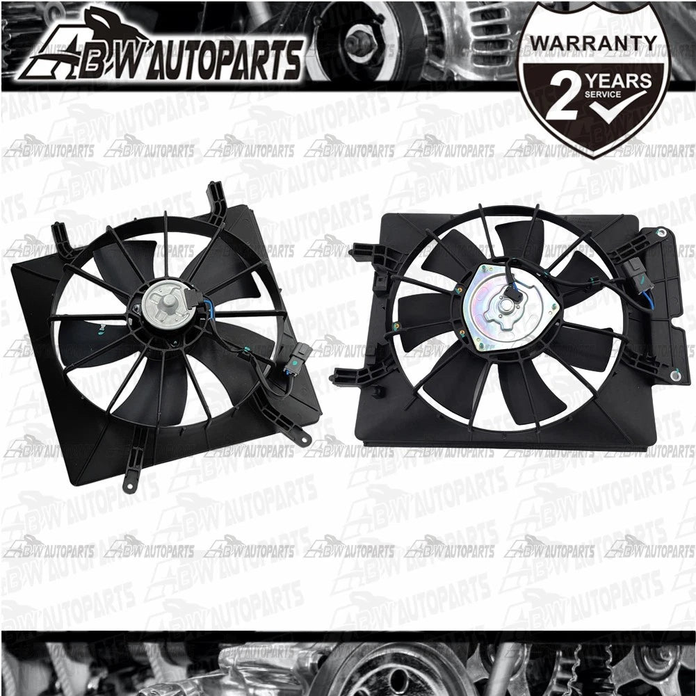 AC Air Condensor + Radiator Thermo Fan Assembly For Honda CRV CR-V 2001~2006