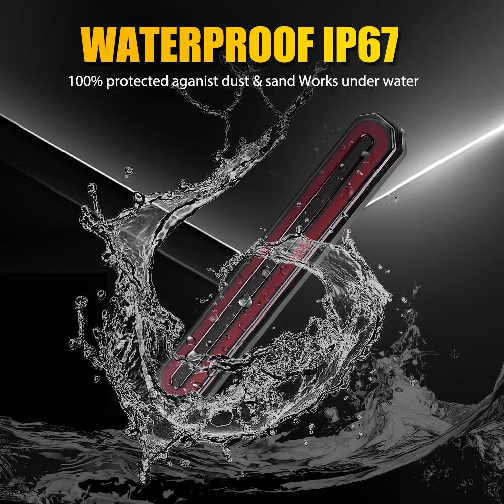 2X 87 LED Tail Lights Sequential Indicator Trailer Ute Caravan Truck Stop IP67